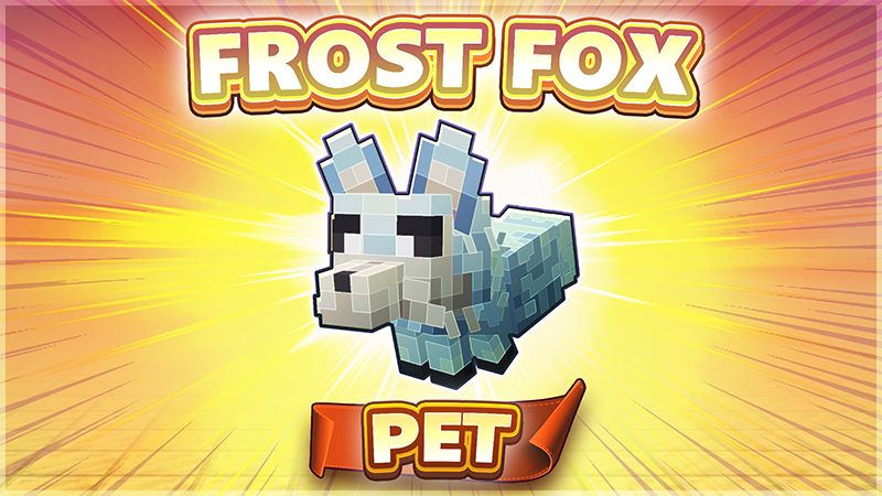 Frost Fox RARE PET
