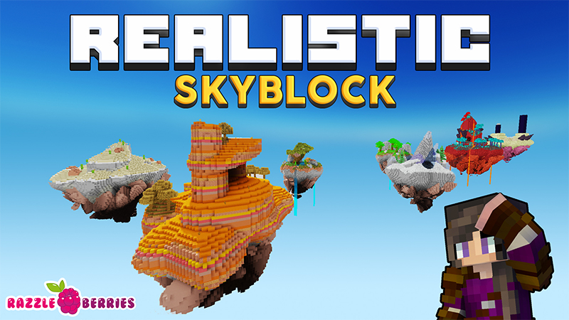 Realistic Skyblock Key Art