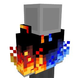 Red and Blue Fire Hoodie