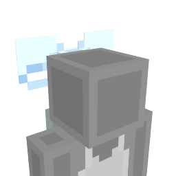 Large Blue Hair Bow on the Minecraft Marketplace by Team VoidFeather