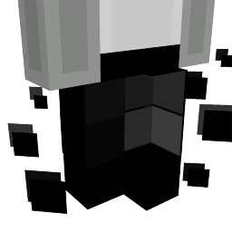 Black Cube Wireframe Pants