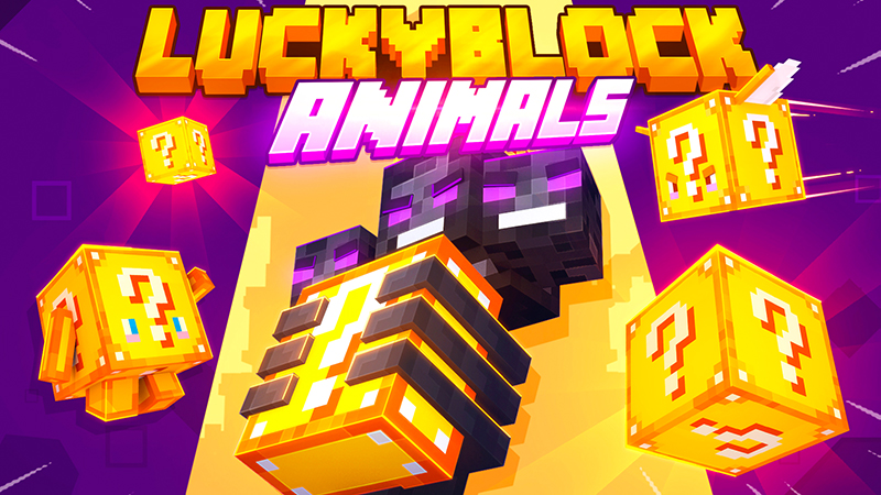 Lucky Block Animals Key Art