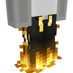 Gold Glow Ground Fire Pants on the Minecraft Marketplace by HorizonBlocks