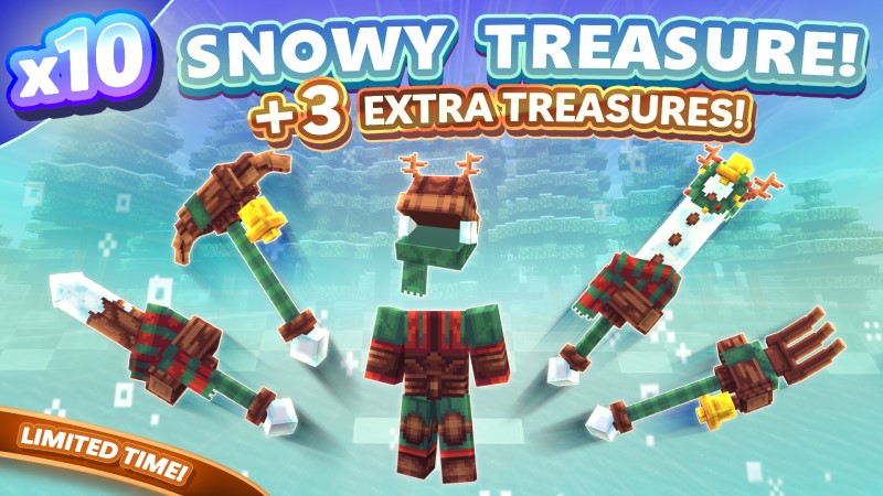 10x Snowy Treasure [+3 FREE]