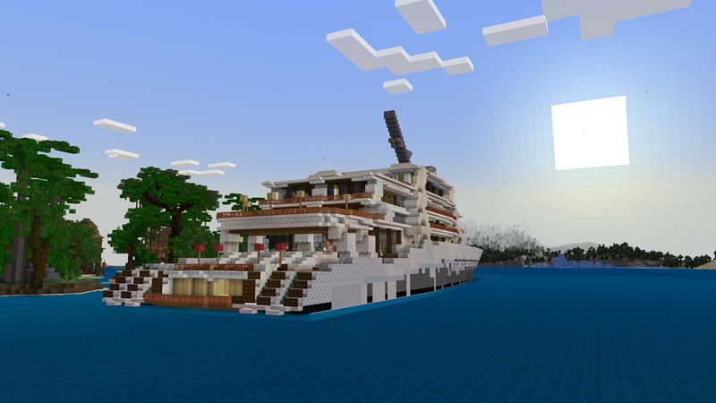 minecraft super yacht