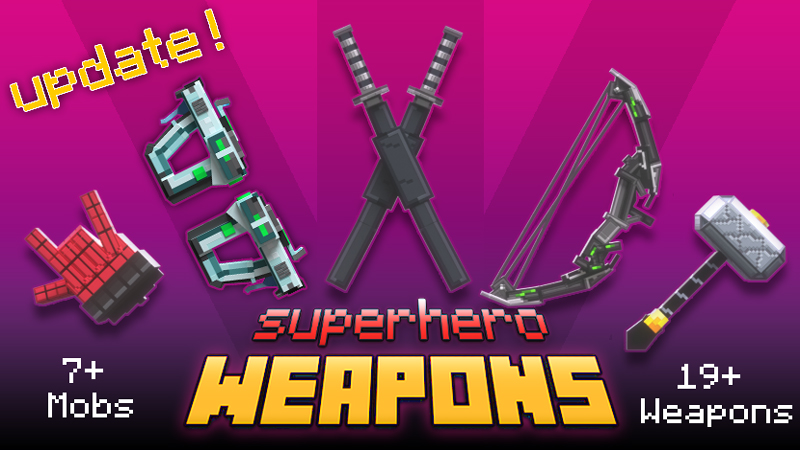 Superhero Weapons Key Art