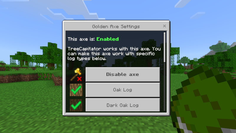 TreeCapitator Add-On Screenshot #9