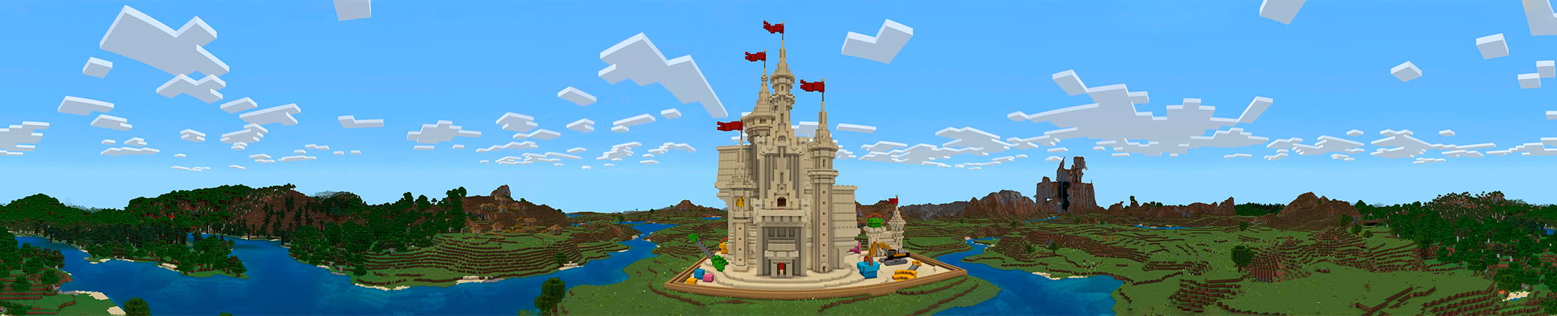 Sand Castle Base Panorama