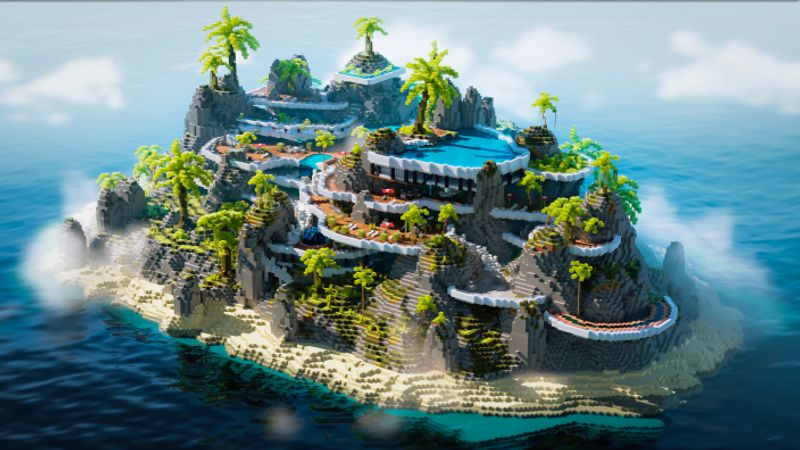 Island Mansion Key Art