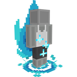 Power Level Aura: Blue Key Art
