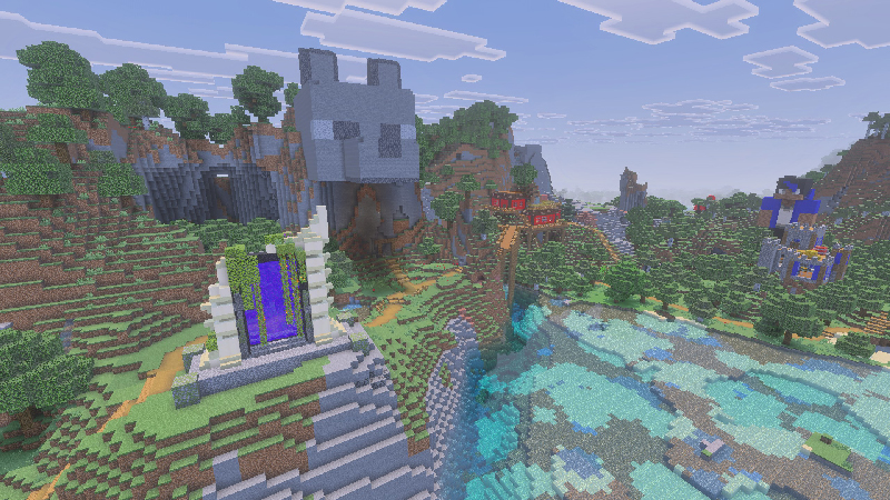 Aphmau's Wolf Mountain by CatFace