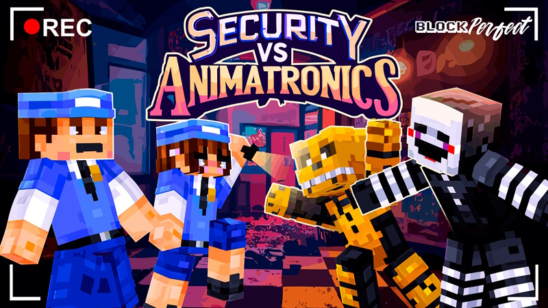 Security vs Animatronics Key Art