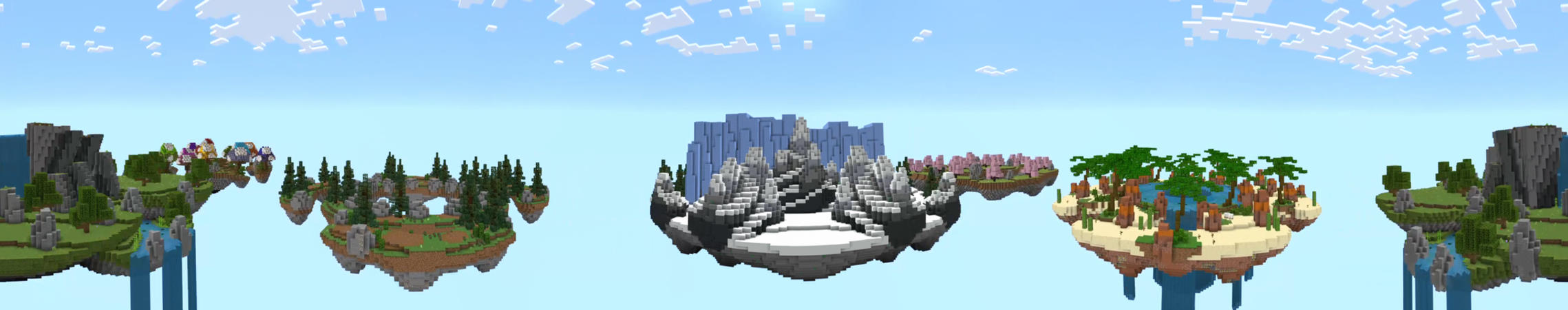 Skyblock Biomes Panorama