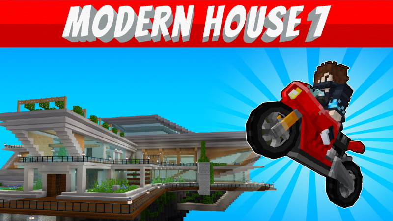 Modern Deluxe Mansion in Minecraft Marketplace