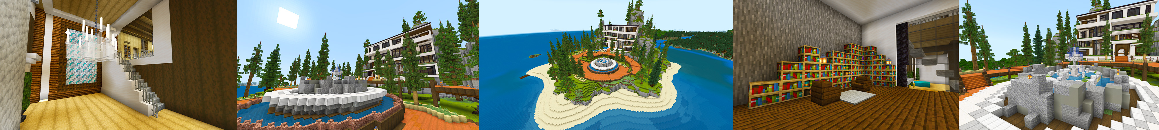 Rich Luxury Mansion Panorama