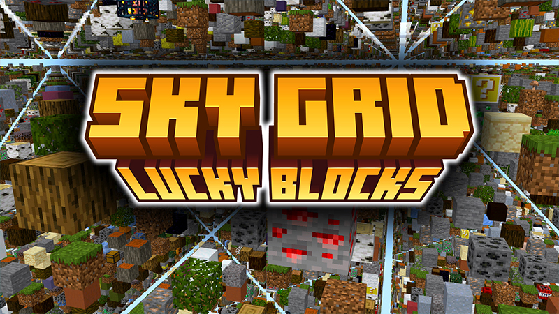 SKY GRID Lucky Blocks! Key Art