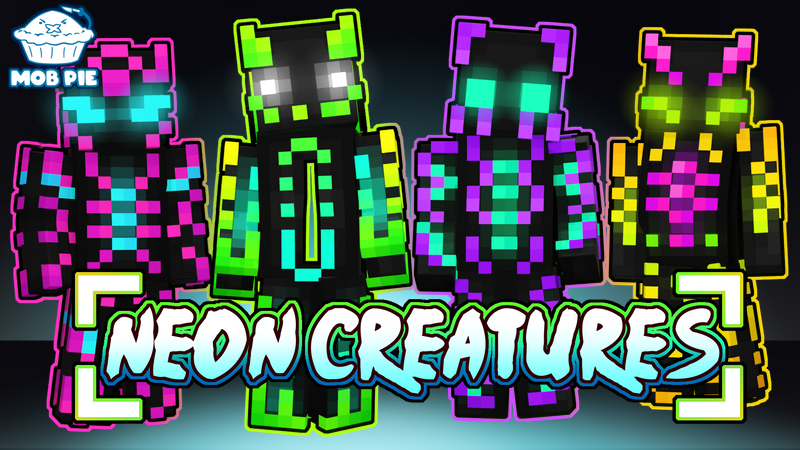 Neon Creatures on the Minecraft Marketplace by Mob Pie
