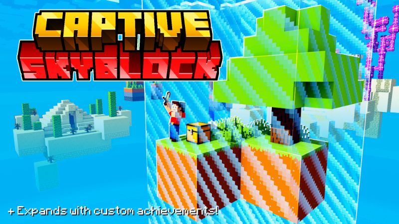 Captive Skyblock Key Art