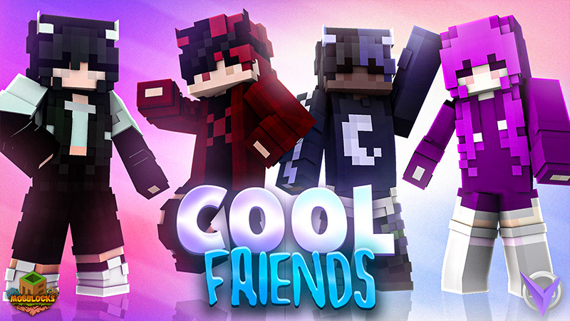 Cool Friends By MobBlocks Minecraft Skin Pack Minecraft Bedrock 