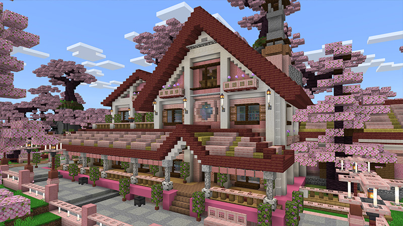 Cozy Pink House by Octovon