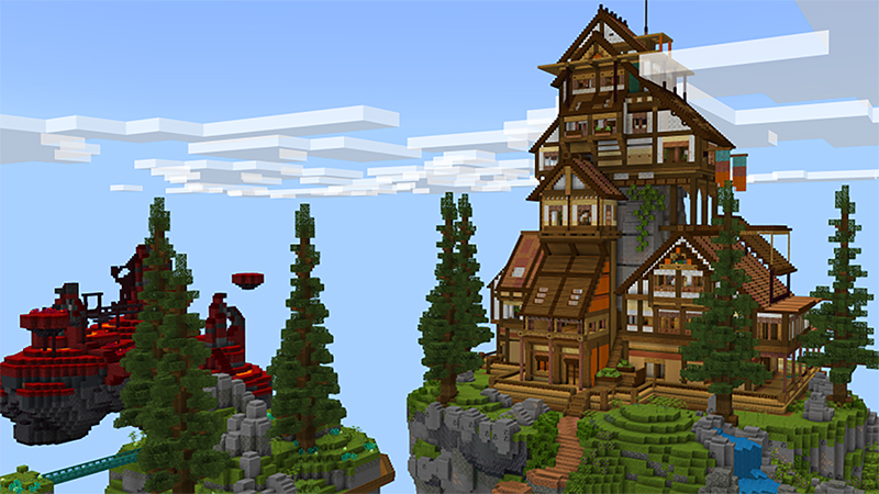 Skyblock Lost House by Team Visionary