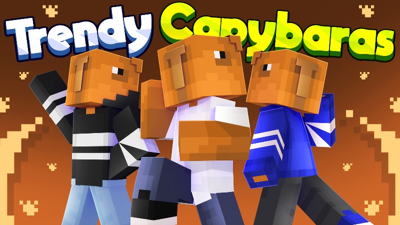 Trendy Capybaras Key Art