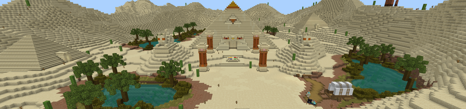 Craftee's Pyramid Plunder panorama