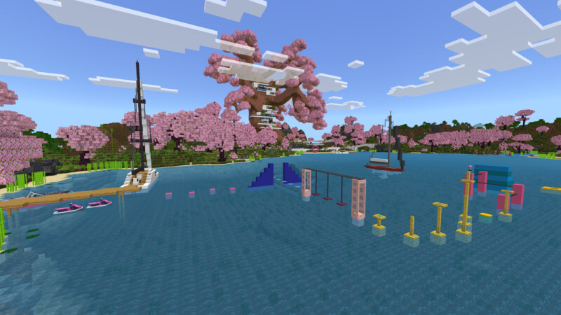 Cherry Tree Mega Mansion Cherry Tree Mega Mansion by CrackedCubes