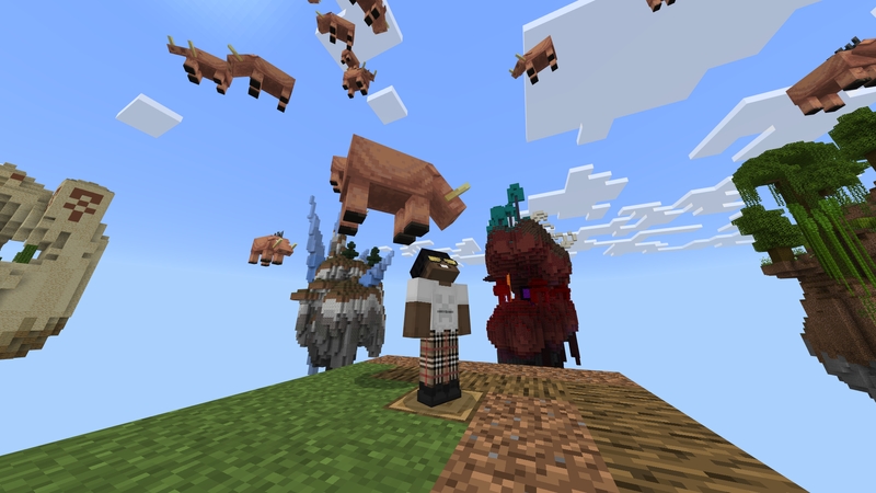 ONEBLOCK BUT FALLING MOBS Screenshot #1