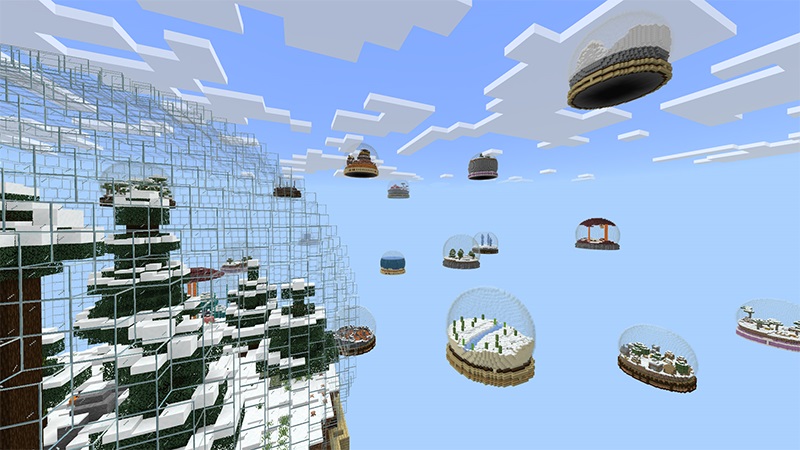 Snow Globe Skyblock by Lifeboat