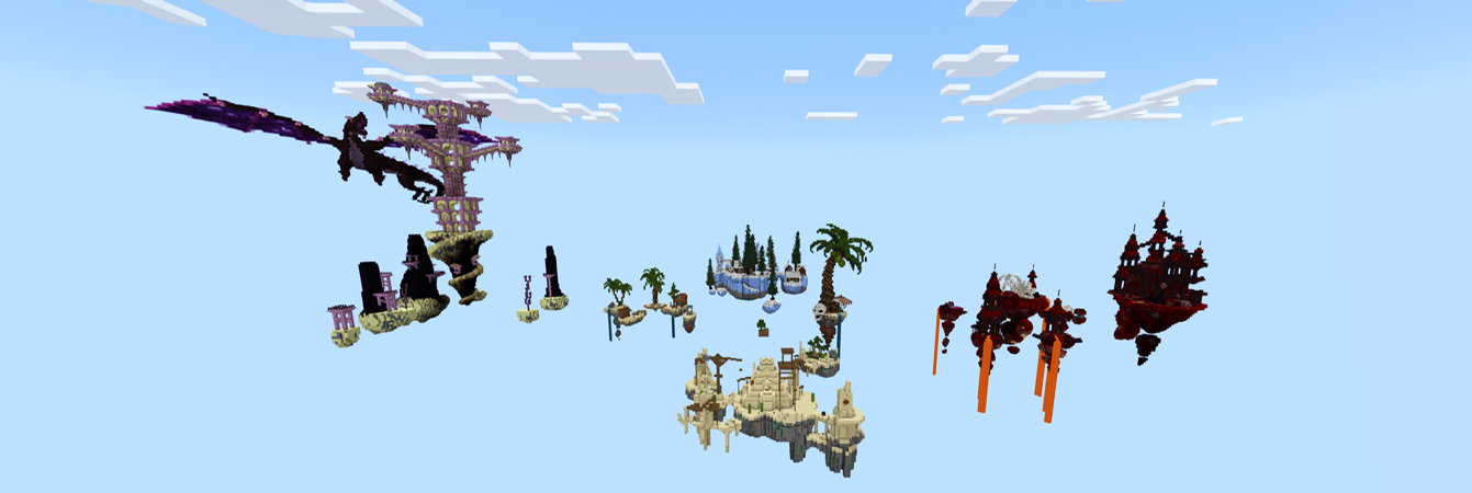 SkyBlock Dimensions Panorama