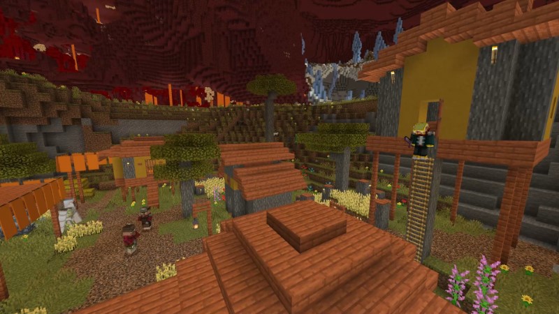 Overworld in the Nether by Lifeboat