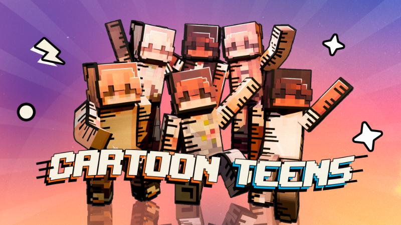 Cartoon Teens on the Minecraft Marketplace by Box Build