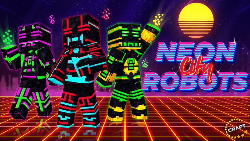 Neon City Robots Key Art