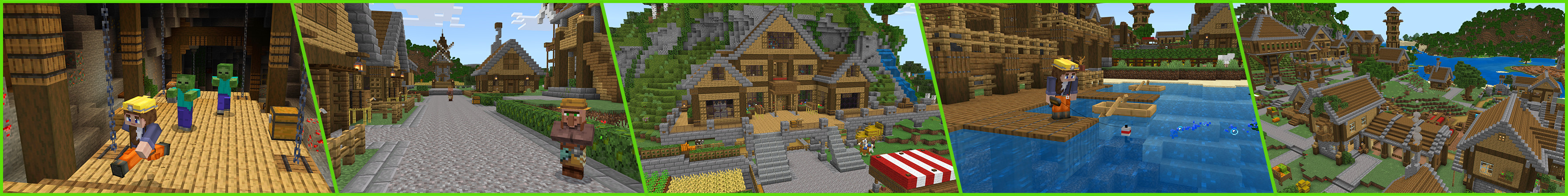 Advanced Village Survival Panorama