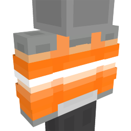 Orange Striped Blouse