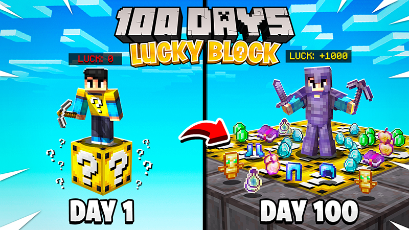 100 Days Lucky Block
