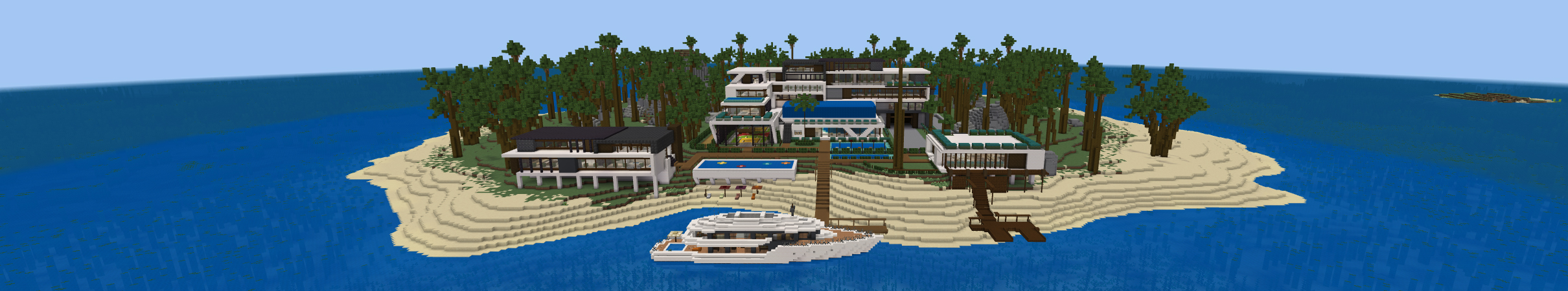 Modern House Island Panorama