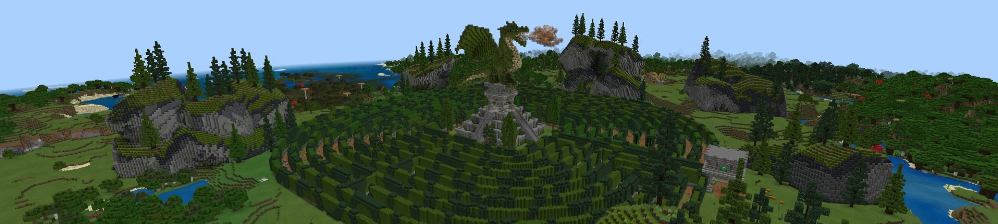 Dragon Maze Panorama