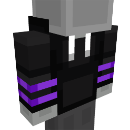 Purple Striped Hoodie