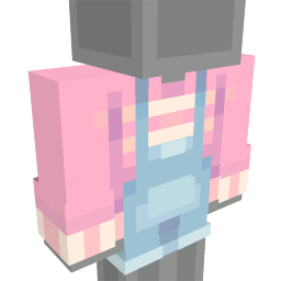Pink Sweater Overalls