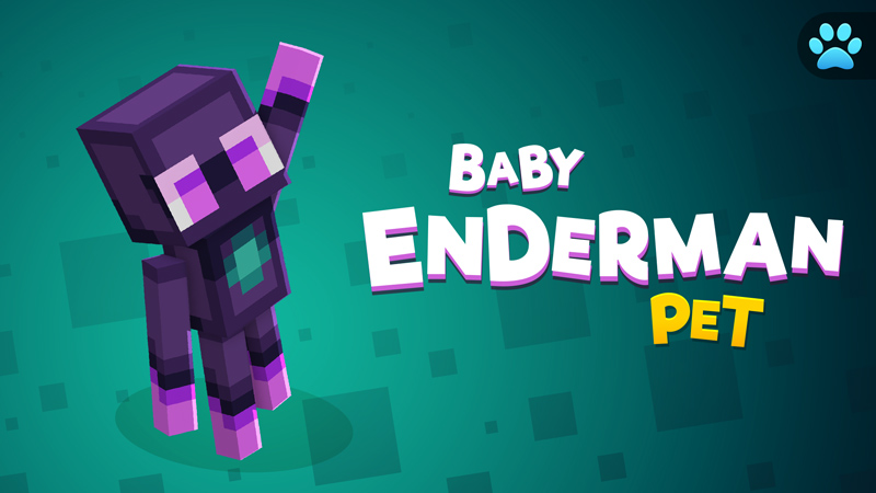 Baby Enderman Pet Key Art