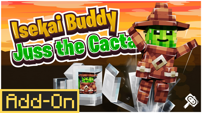 Isekai Buddy: Juss the Cacta on the Minecraft Marketplace by Carper Creative