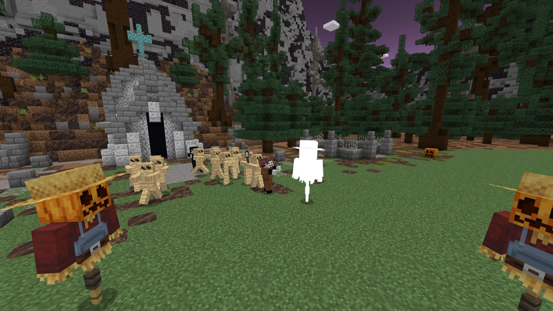 Spooky Mobs vs. Haunted House by DogHouse