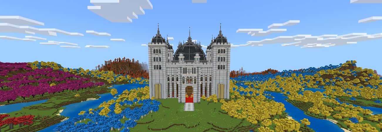 Lucky Block Castle Panorama