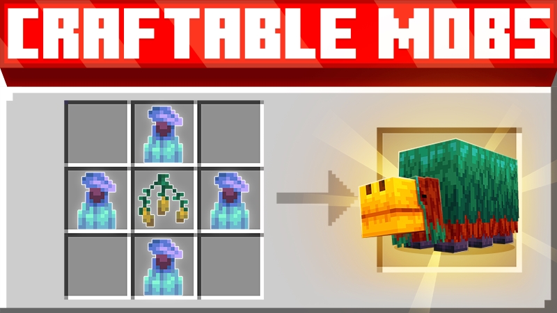 Craftable Mobs Key Art