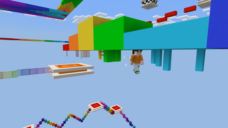 Rainbow Obstacle Parkour 2 by BLOCKLAB Studios