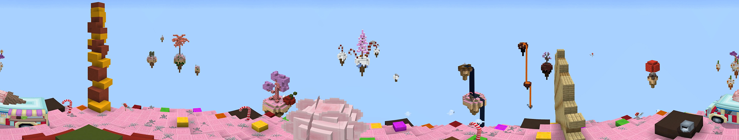 Candy Land Skyblock Panorama