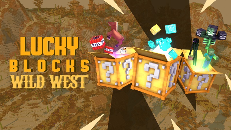 Lucky Blocks Wild West Key Art