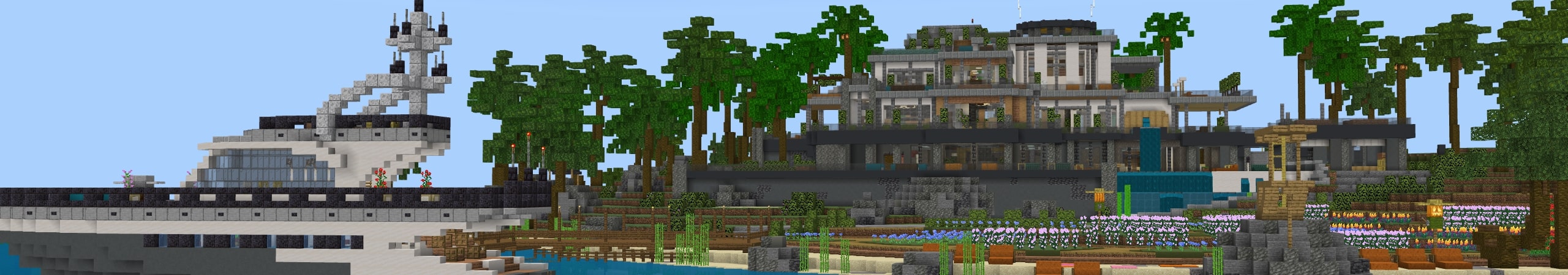 Tropical Mansion Panorama